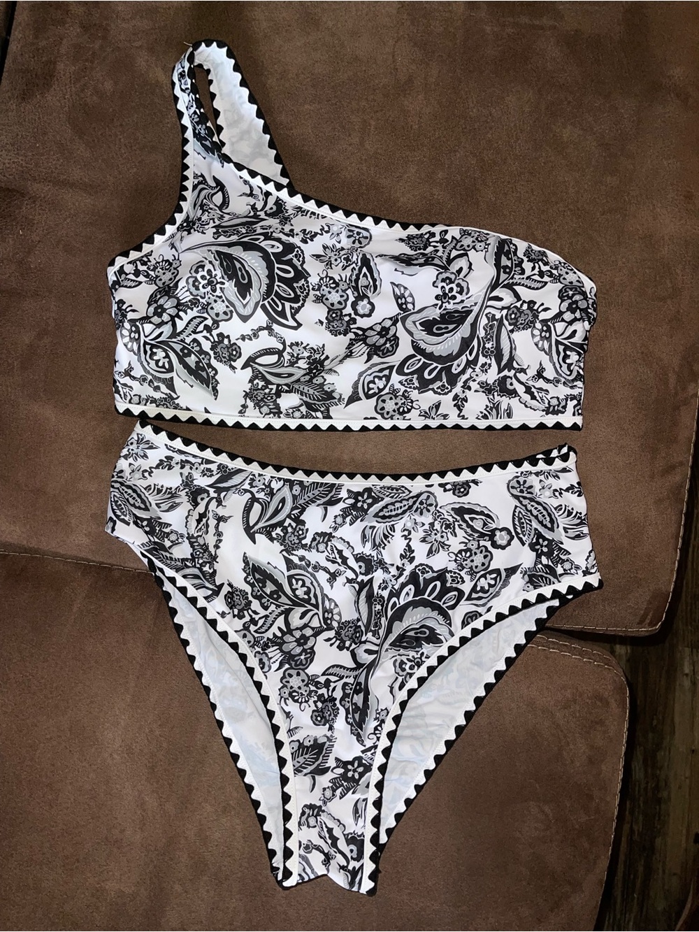 SHEIN Black & White Swimsuit